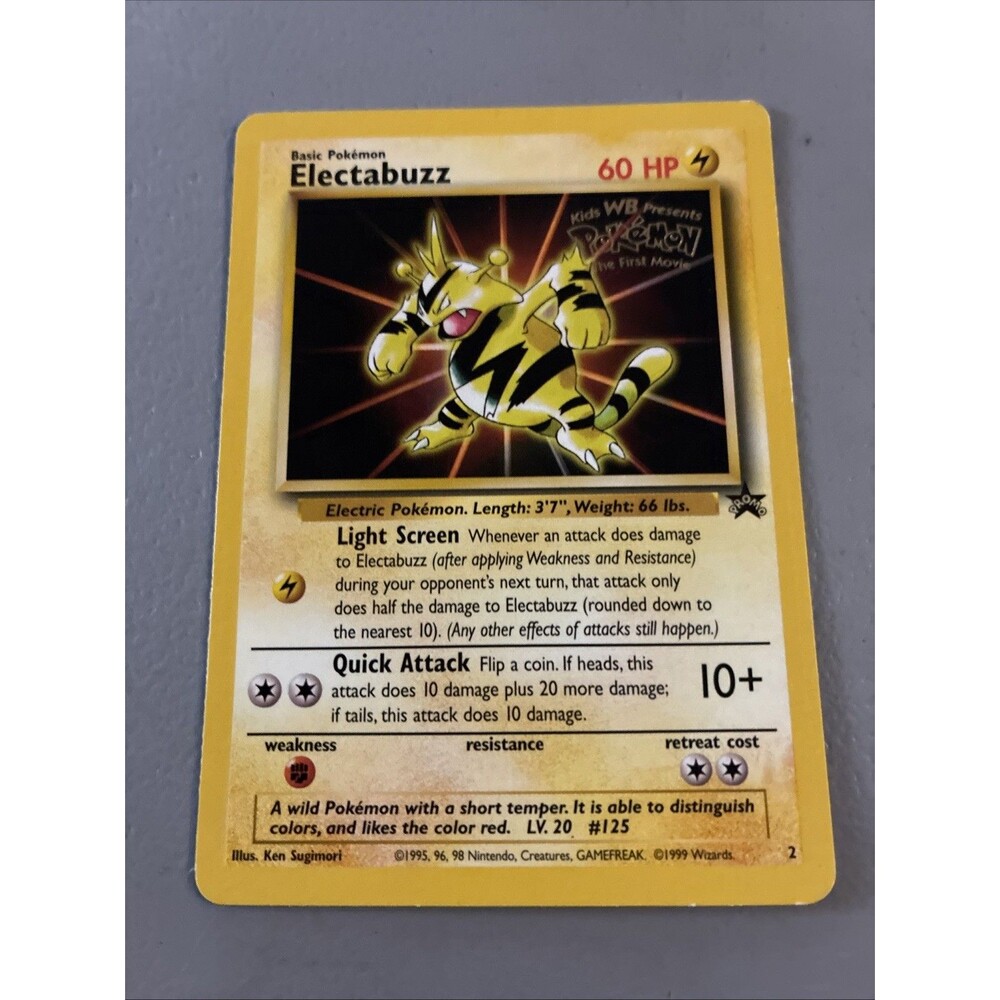 The Pokémon Company Electabuzz Movie Promo 02/53 Regular English 60 HP